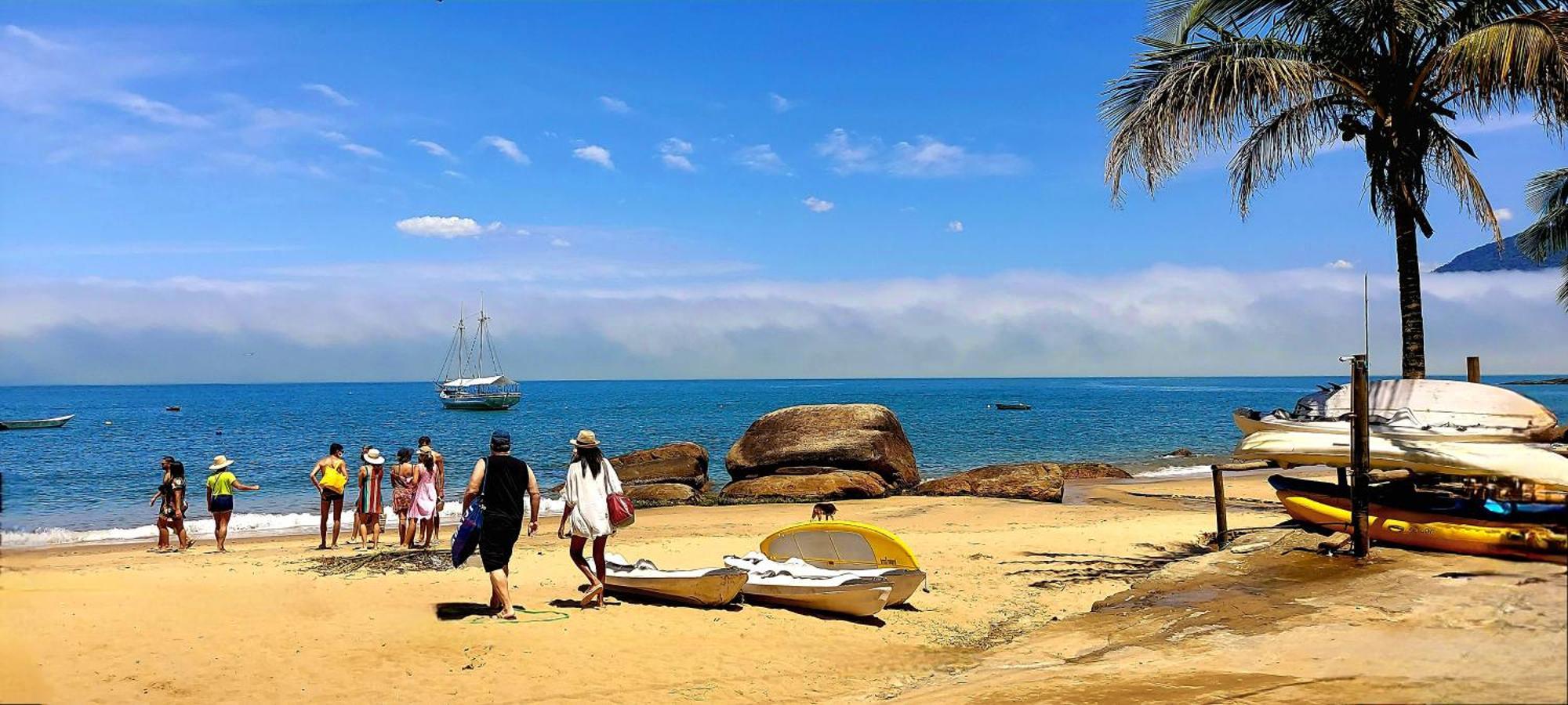 Pousada Sobre As Ondas De Picinguaba Ngoại thất bức ảnh